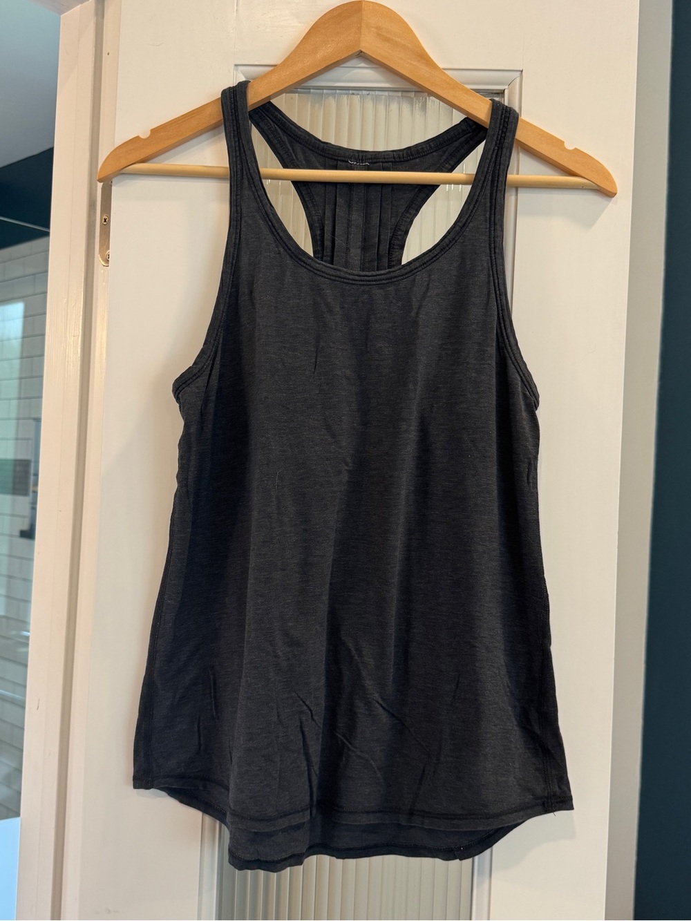 Lululemon Charcoal Heather Racerback Tank Top - Size 8